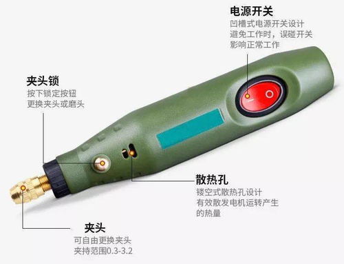多功能微型電磨機(jī) 在家輕松體驗(yàn)石雕工藝樂趣