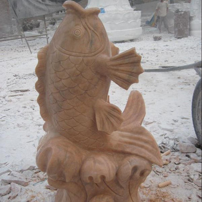 匠心雕琢，靈動雅韻——專業廠家直銷定制各類石雕魚工藝品